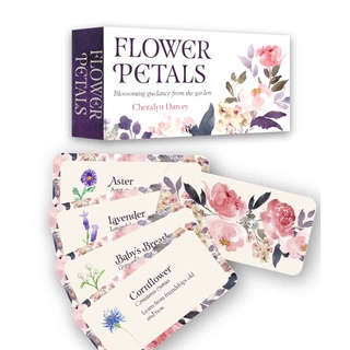 花語啟發_珠玉集,贈中文翻譯｜Flower Petals Inspiration Cards，柔軟的花朵靈性訊息【左西】