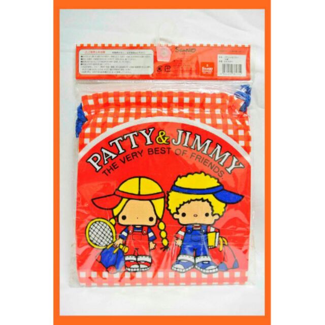 日本限定Patty &amp; Jimmy 束口布袋 2015年 Sanrio 三麗鷗