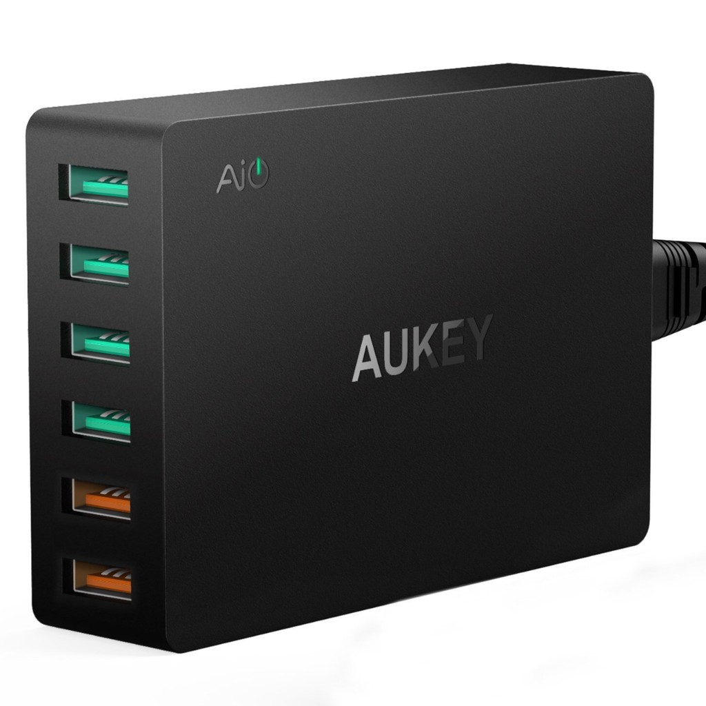 Aukey PA-T11 六口 QC3.0 快充電器 iPhone 6 6s 7/hTC/S7/小米/三星/高通