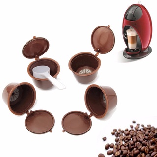 NESCAFE 1pcs / 5pcs 咖啡可重複使用膠囊杯咖啡過濾器可填充雀巢 Dolce Gusto