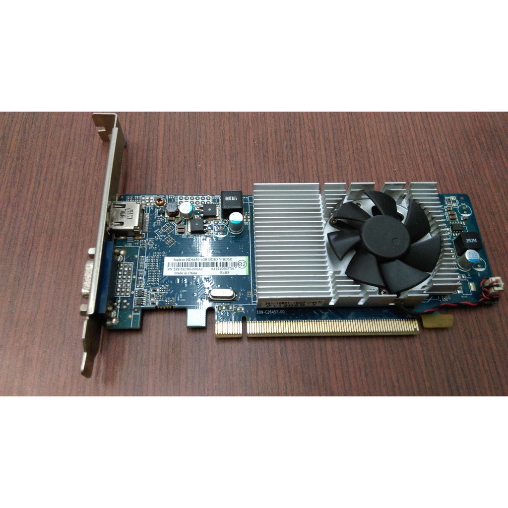 【永欣科技】AMD /超微 顯示卡 Radeon HD6450 1GB DDR3 V / HDMI (二手良品)