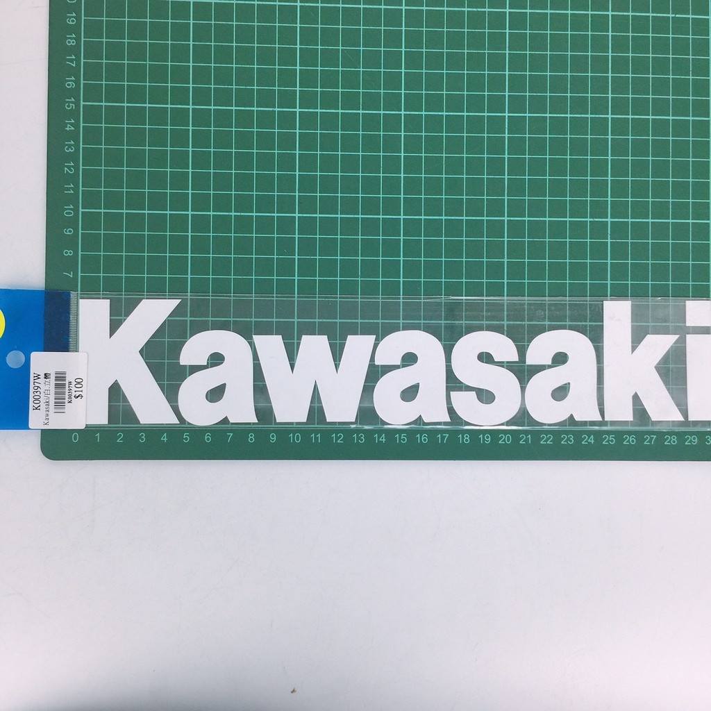Kawasaki川崎 白  $100  / 機車 汽車 重機 車貼 貼紙 車殼 裝飾 視覺