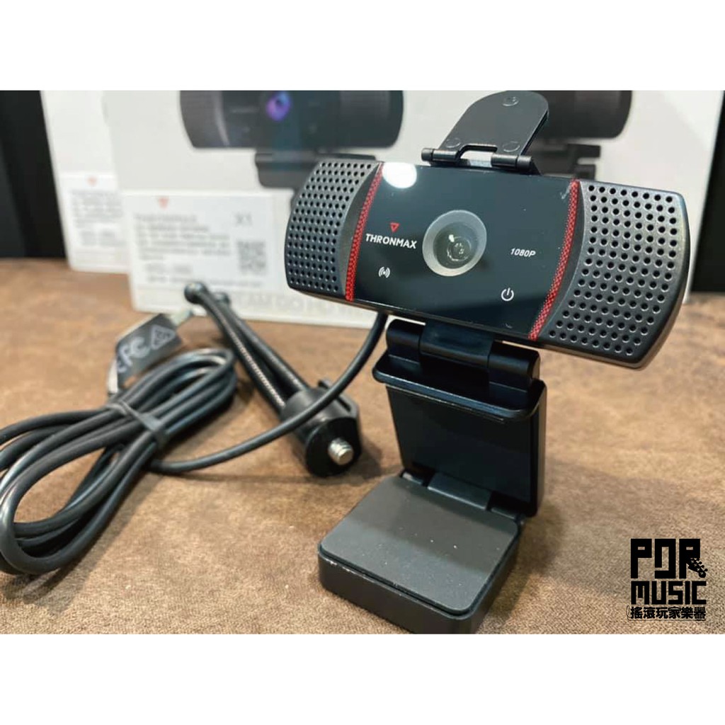 【搖滾玩家樂器】全新 公司貨 免運 THRONMAX X1 網路攝影機 USB 外接鏡頭 視訊攝影機 電腦高清攝像頭