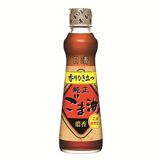 日本 NISSIN 日清 純正芝麻油 130G 日本麻油 100%純芝麻油 日本 香油 麻油 純正 香麻油