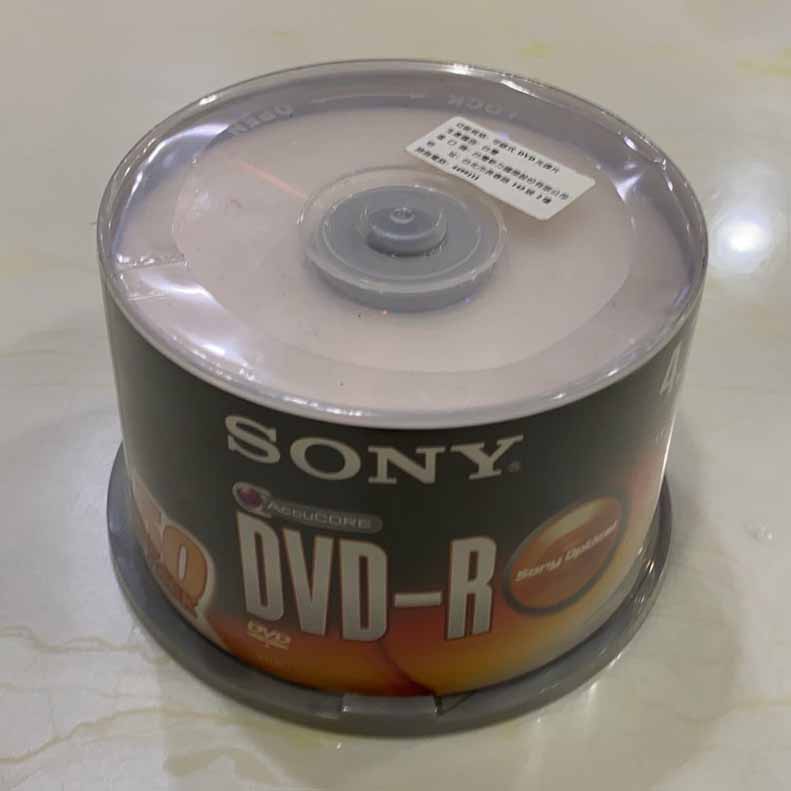 光碟片SONY 16X 4.7GB DVD-R 空白50片桶裝 原廠公司貨 台灣製造 索尼 光碟  原廠正品