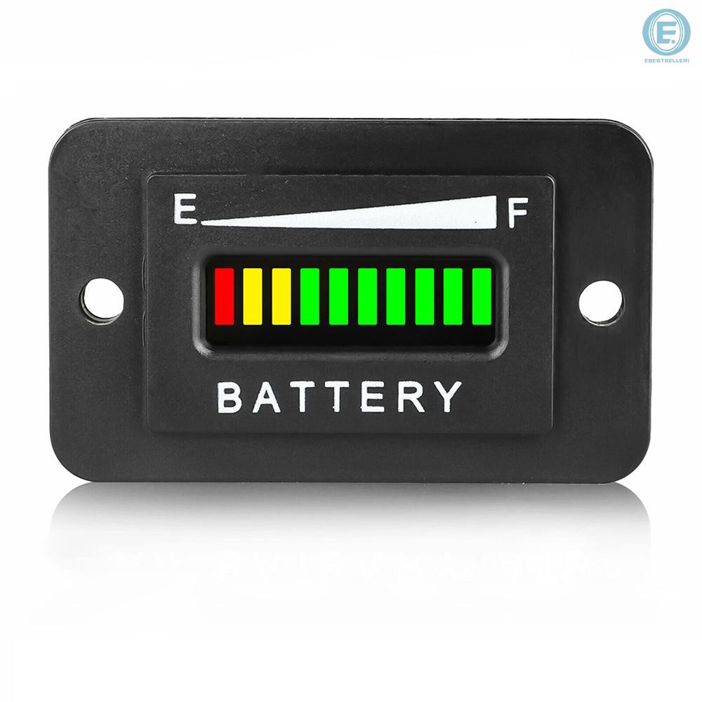 準備用於俱樂部汽車的atv 叉車地推車電池指示器的36v 防水電池指示燈 蝦皮購物