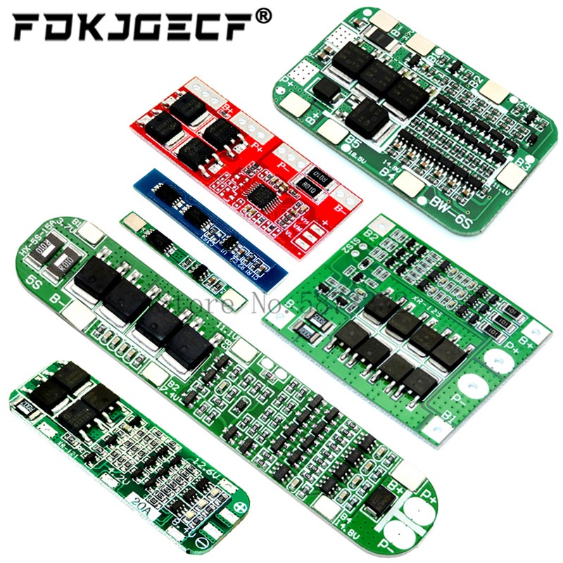 1s 2S 3S 4S 5S 6S 3A 15A 20A 30A 鋰離子鋰電池 18650 充電器 PCB BMS 鑽機