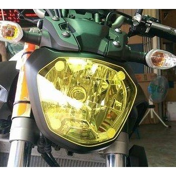 泰格貿易 MT-07 YAMAHA MT07 非 地下工房 大燈護片 黃 燻黑 透明 藍 可拆式 大燈護片燈罩護片