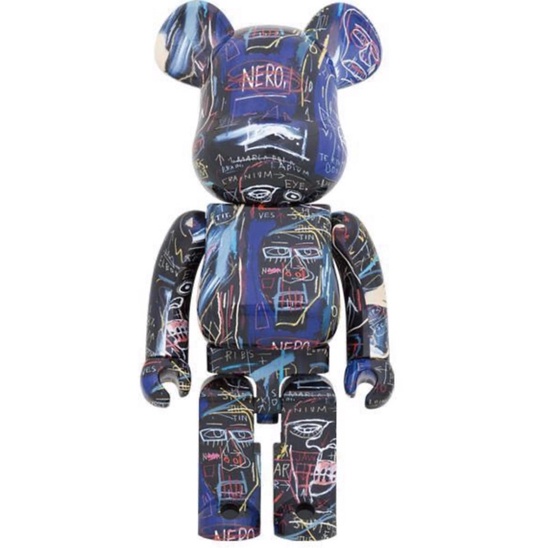 BE@RBRICK JEAN-MICHEL 巴斯奇亞＃7 庫柏力克熊 1000%