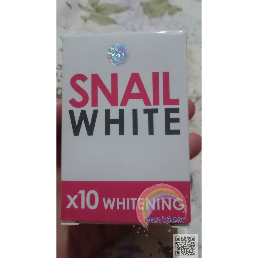 （現貨）泰國snail white ✖️10 whitening 蝸牛潔面皂