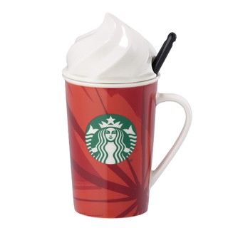 Starbucks 台灣星巴克 2014 聖誕節 耶誕鮮奶油咖啡杯組 女神LOGO 奶霜 星冰樂 霜淇淋 馬克杯 8oz