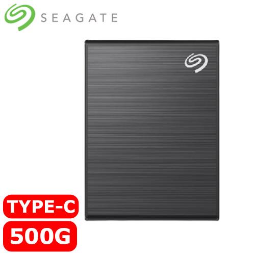 SEAGATE 希捷 One Touch SSD 500GB 外接式行動固態硬碟-極夜黑