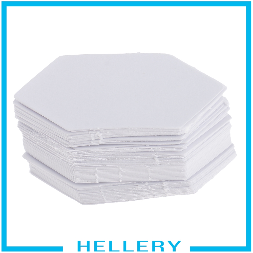 Hellery 0個六角形白紙blank縫模板英語紙拼布拼布 蝦皮購物