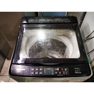 節能省電省水標章* 家庭用 中古國際17公斤變頻洗衣機(冷風乾燥功能)