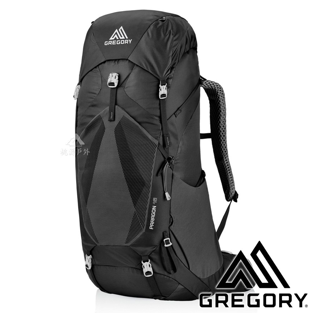 【美國 GREGORY】PARAGON登山背包 48L-M/L『2917 玄武黑』G126843