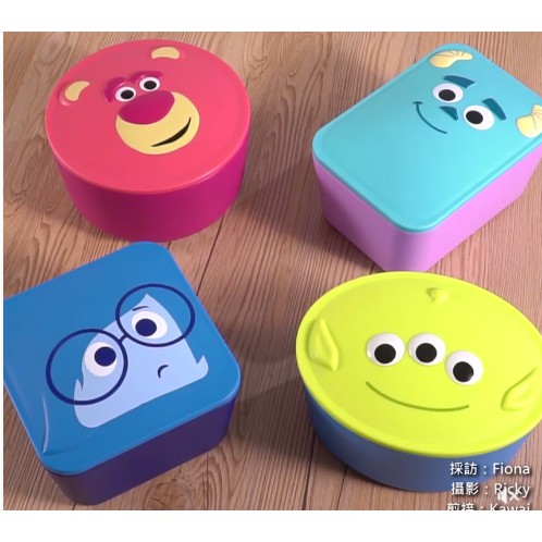 7-11 最新 Pixar 造型保鮮盒 便當盒 限量 碟 阿愁  三眼 毛怪 熊抱哥 巴斯 玩具總動員 麥克華斯基