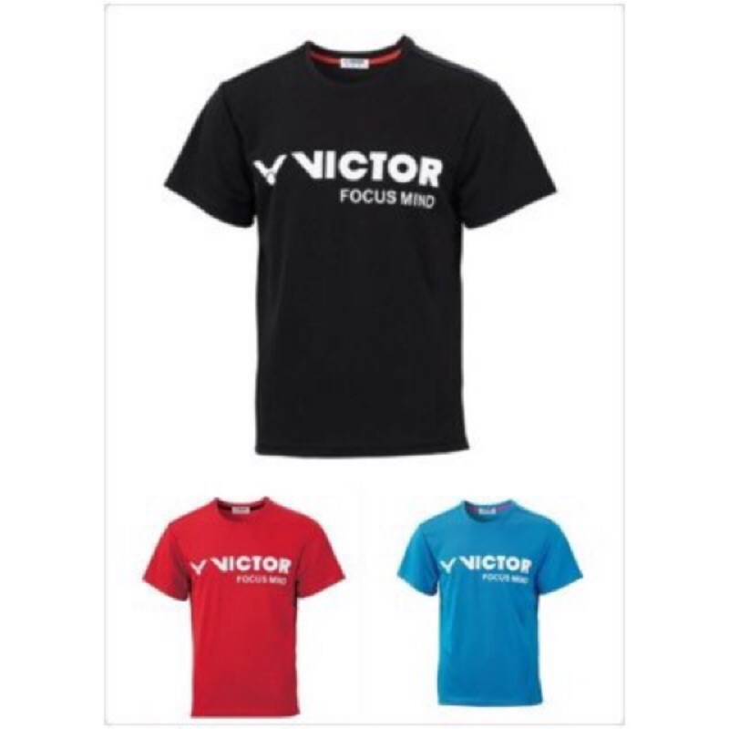 (羽球世家) 【衣】勝利 T恤 T-10502 基本款 運動球衣  短袖印花T恤 logo 球衣10502 VICTOR