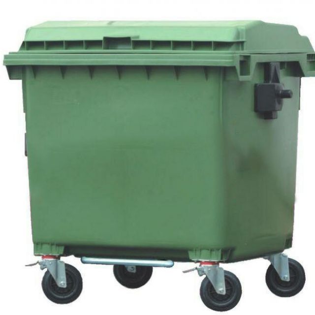 《垃圾子車桶》1100L 歐盟認證 品質保證 有保固 耐用 非陸製四輪大型垃圾桶  環保垃圾子母車「北北基桃市區免運費👍