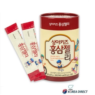 韓國 SANGA 兒童紅蔘果凍條 20g X 30包葡萄味 無糖