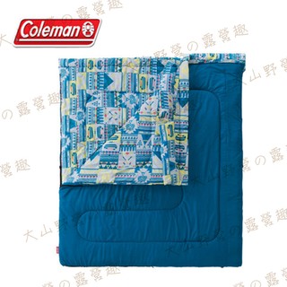 【大山野營-露營趣】新店桃園 Coleman CM-27257 2in1 5℃家庭睡袋 可全開併接 信封型睡袋 纖維睡袋
