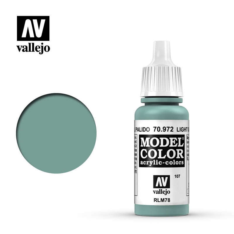 【模界模型】Vallejo Model Color 淺綠藍色 70972 (107)