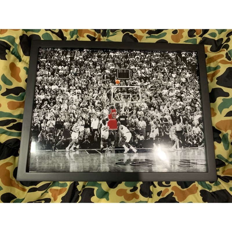 NBA 掛畫 裝飾 海報 裱框 工業風 Jordan 喬丹 Kobe