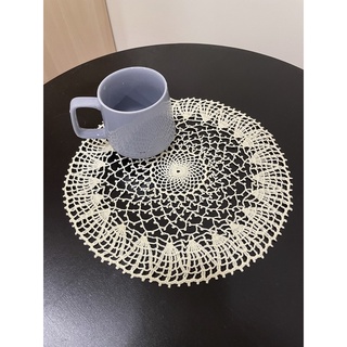 手工文青蕾絲桌巾—圓型