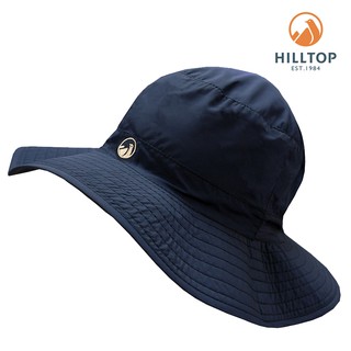 【Hilltop山頂鳥】中性抗UV透氣快乾休閒帽S01XG3藍