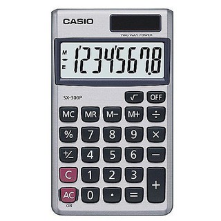 CASIO SX-300P 國家考試8位數計算機