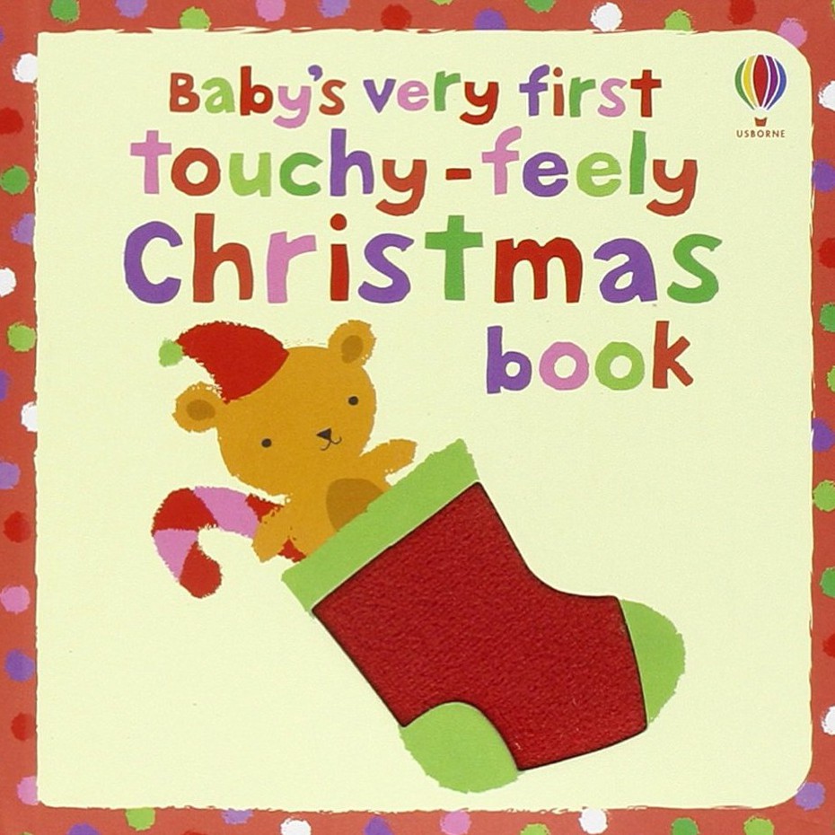 Babys Very First Touchy-Feely Christmas Book 寶寶的第一本觸摸小書：耶誕節篇（外文書）