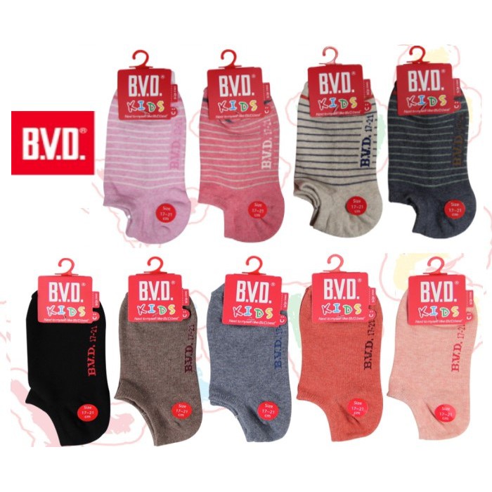 【BVD】MIT棉質兒童船型襪【襪襪王國】