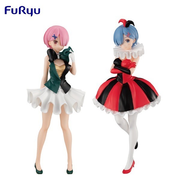 【小妻玩玩具】 現貨 正版 FuRyu 日版 Re0 雷姆 拉姆 Circus 馬戲團 公仔 景品 從零 REM