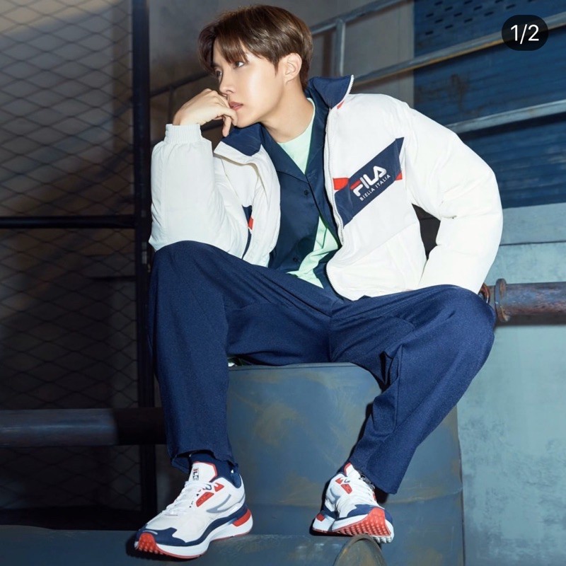 Fila CURVELET BTS 代言 韓國 男女款 運動鞋 反光 米白 綠 白藍紅