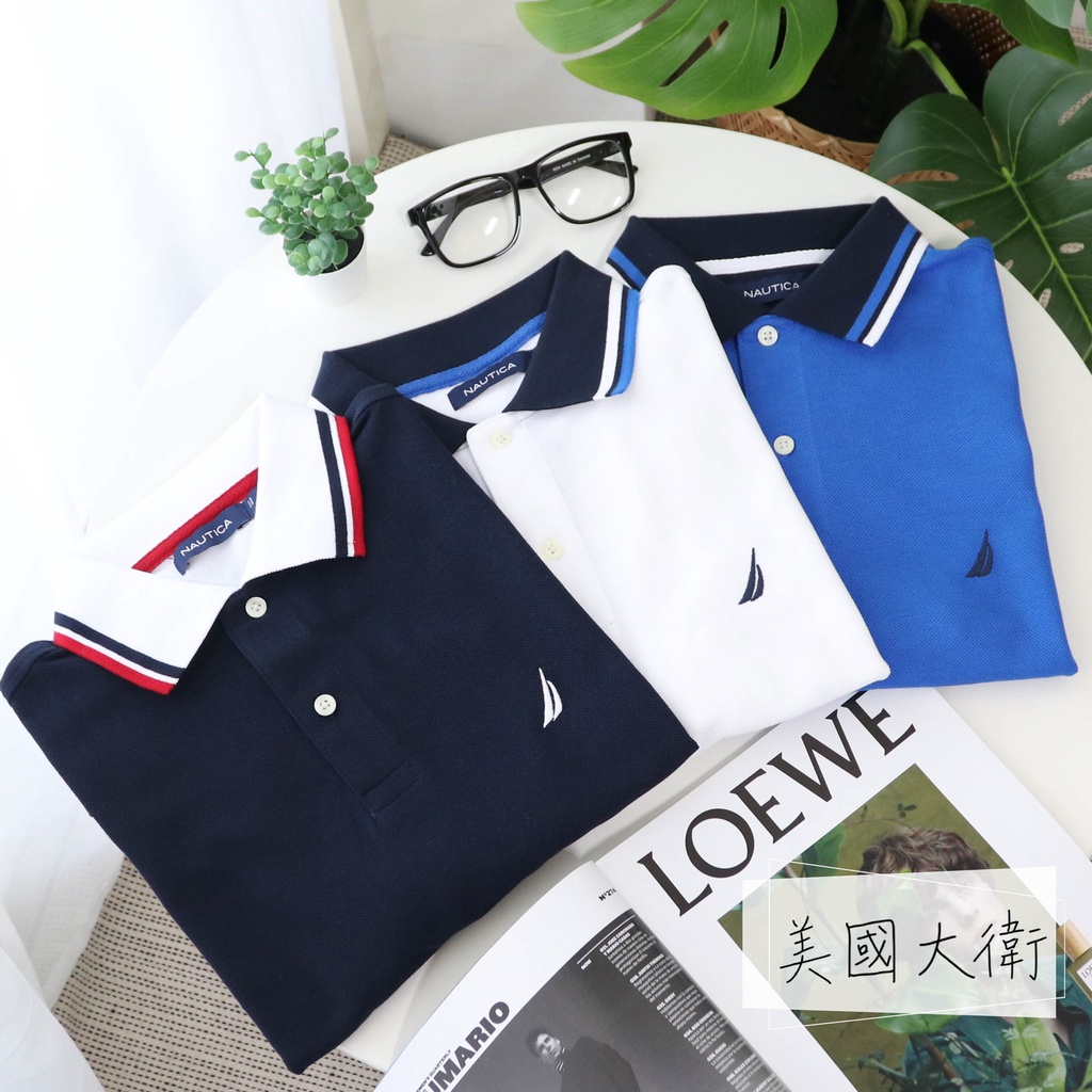 《美國大衛》NAUTICA Polo衫 短袖 T恤 短T 帆船 衣服 上衣 tee tshirt 上著【KR2514】