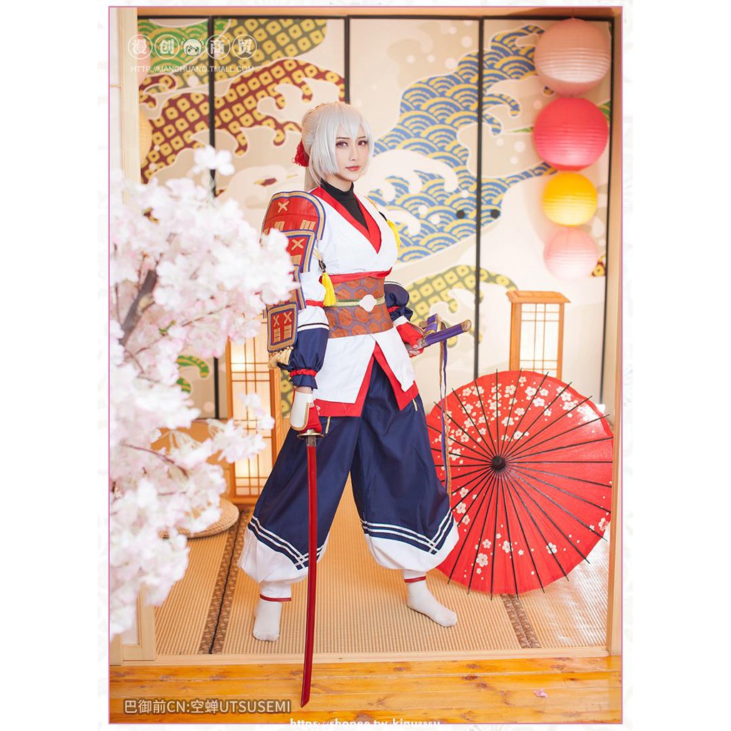 現貨漫創fate Grand Order Fgo巴御前cos服女全套cosplay服裝 角色扮演 Coser 蝦皮購物
