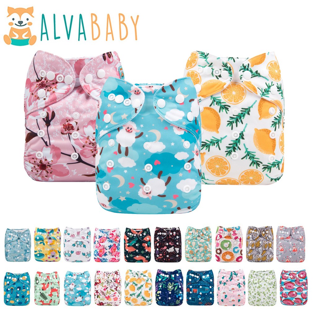 【現貨】ALVAYBABY正品口袋式布尿布可重複水洗防水透氣環保嬰幼兒尿布褲學習褲熱銷INS適合0-3歲寶寶