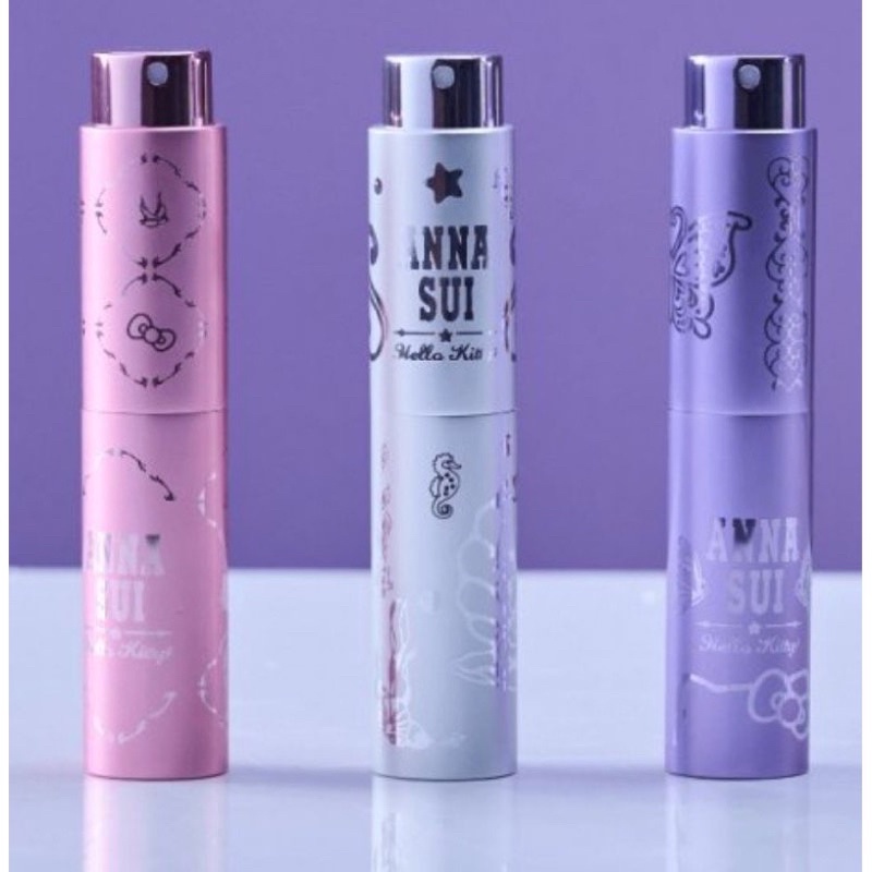 7-11 超商 Kitty ANNA SUI 隨身旋轉噴霧罐 10ml 安娜蘇 三麗鷗 分裝瓶 香水 酒精 噴霧罐