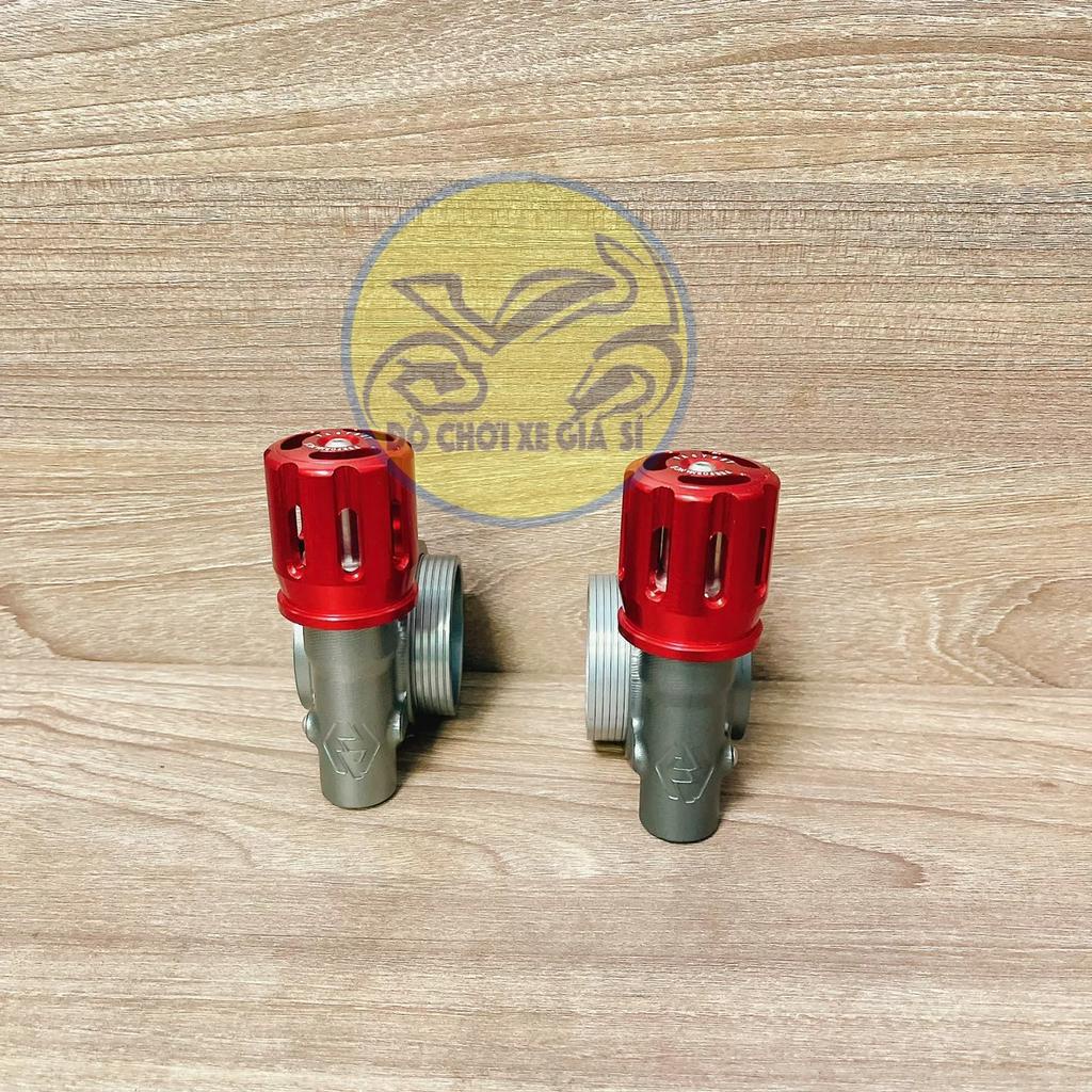 Hpa 工廠旋鈕對增加了 Titan 旋鈕紅色旋鈕的重量輕,用於 ohlins、yss、Nitrin、rcb 前叉...