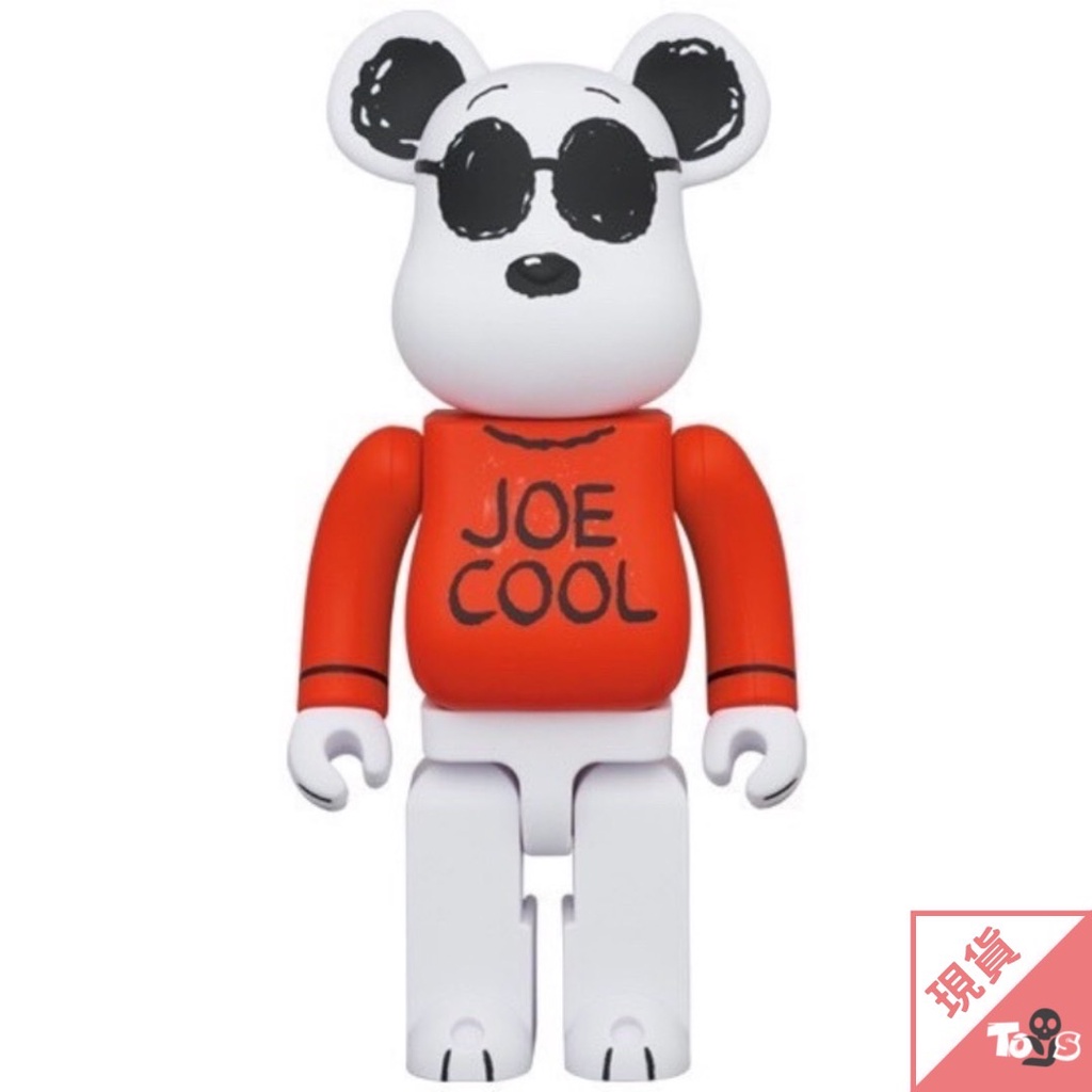 （現貨）BE@RBRICK 庫柏力克熊 JOE COOL 史努比 Snoopy 1000％正版 大娃 公仔  玩具有毒