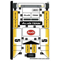 LEGO 76897 1985 Audi Sport Quattro S1 貼紙