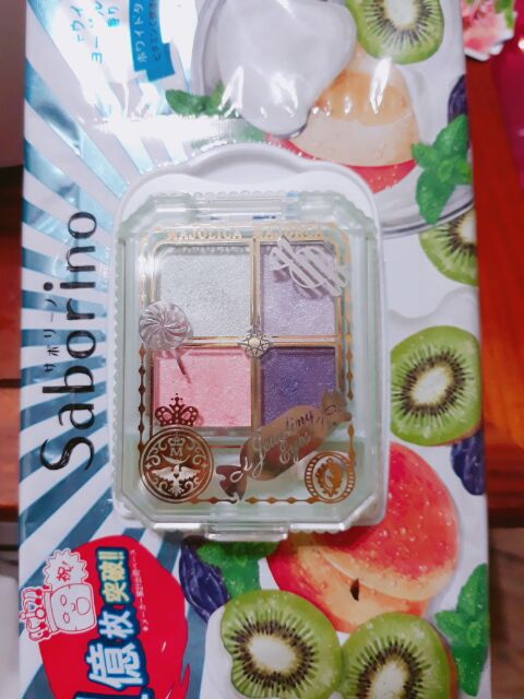 Mj 戀愛魔鏡馬卡龍夢幻四色眼影盤 66夢幻紫 粉紫眼影淡粉紅粉綠粉紫色 蝦皮購物