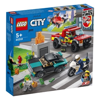 LEGO樂高城市系列 消防救援和警察追捕行動 60319 ToysRUs玩具反斗城