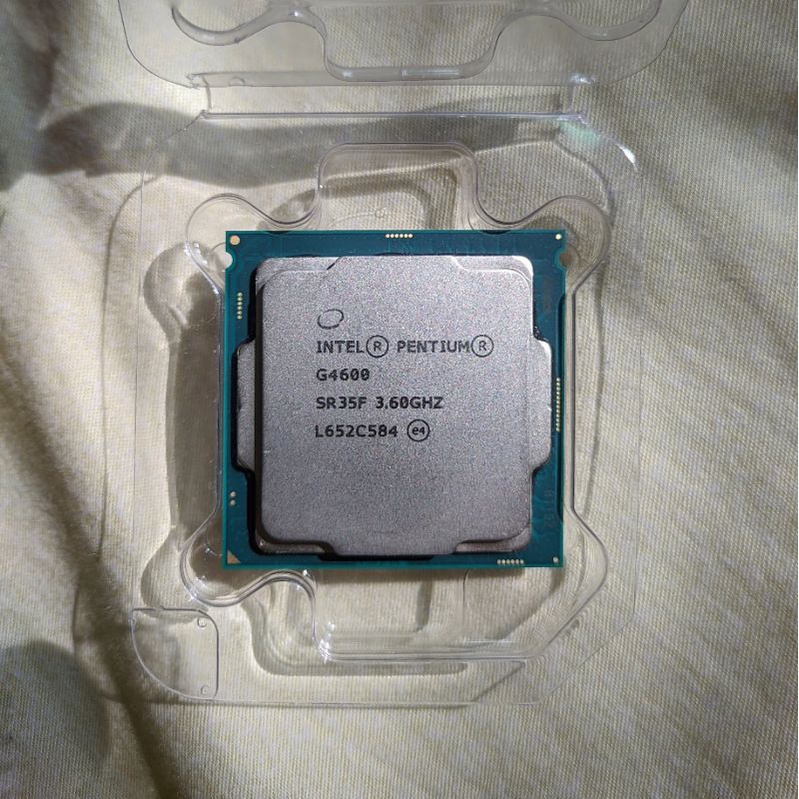 intel Pentium G4600 CPU (附原廠扇）已預定勿下單