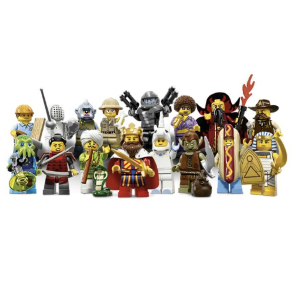(bear)正版現貨 LEGO 樂高 71008 13代 minifigure 人偶 16隻一套