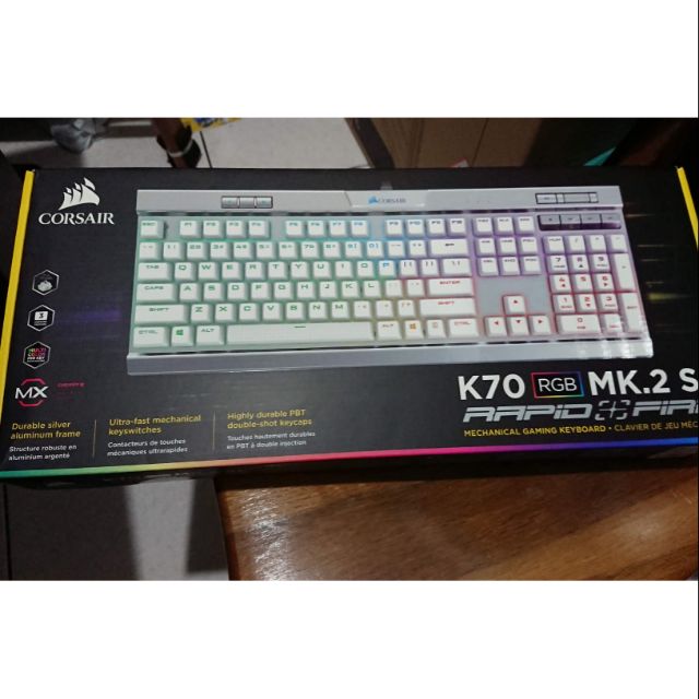 Corsair 海盜 k70 se rgb 銀軸