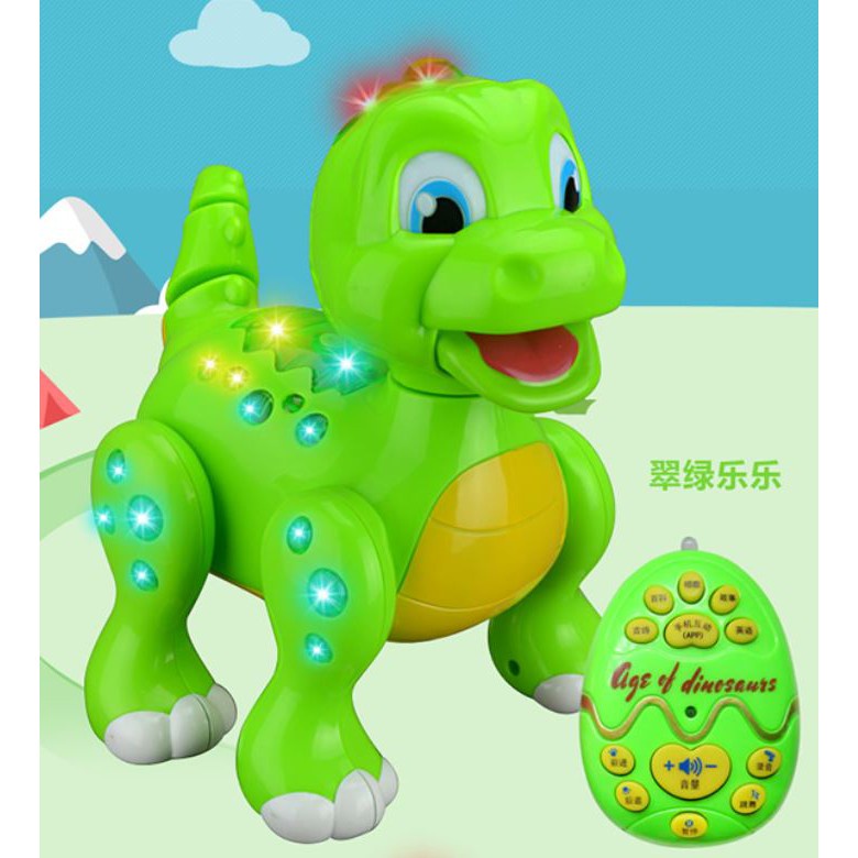 新亮點！恐龍學習機 恐龍玩具 智能卡通互動恐龍 兒童寵物 機器人 故事機 會走會說話 現貨出清 恐龍機器人