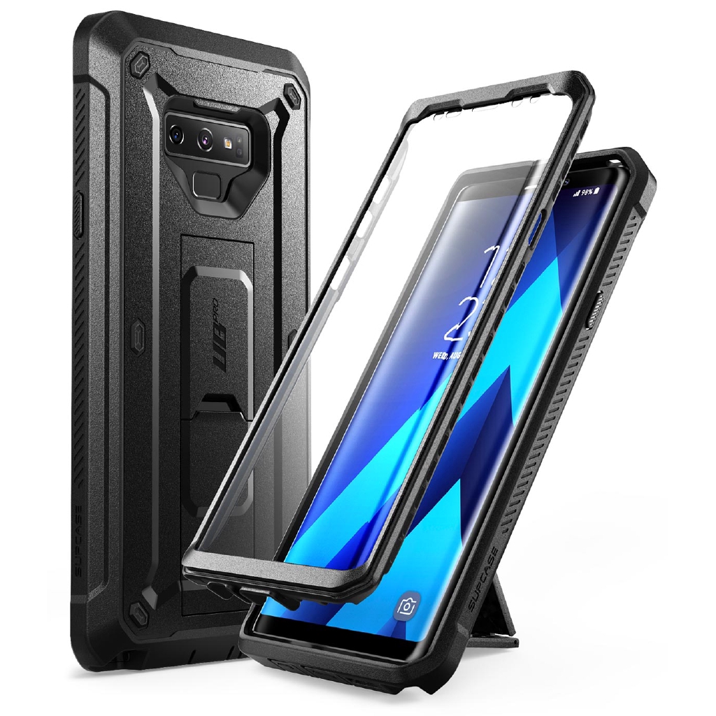 SUPCASE三星Galaxy Note 9外殼保護套，帶屏幕保護貼和支架
