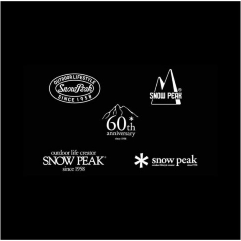 Snow Peak NV-060 60th Logo年鑑貼紙 60週年 六十週年 紀念貼紙 下標前請詢問