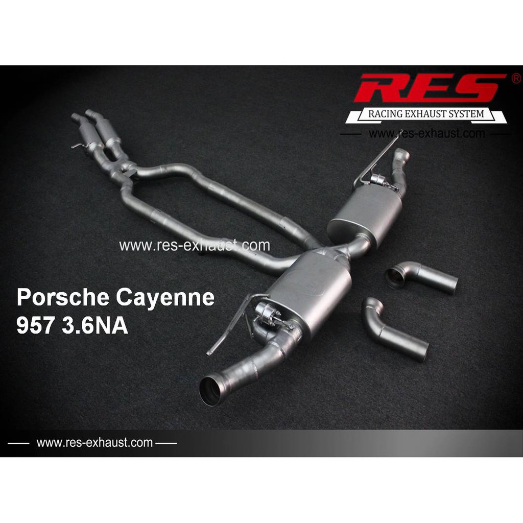 【RES排氣管】Porsche Cayenne 957 3.6NA 不鏽鋼/鈦 當派 電子閥門 – CS車宮