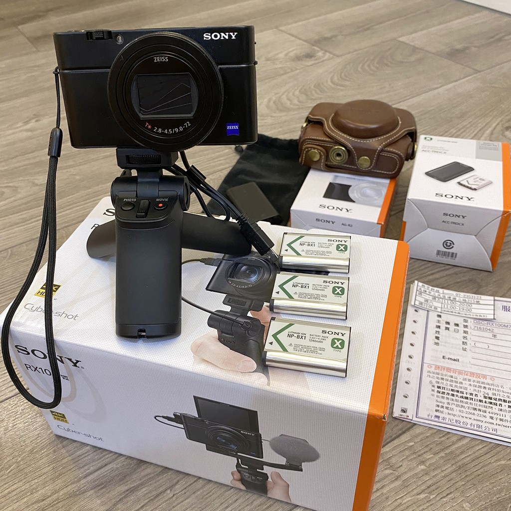 【三電池大全配】二手公司貨極新 SONY RX100M7 VII數位相機 微單 拍照3C vlog Cyber-Shot